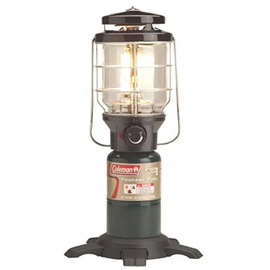 Northstar 1500 Lumens Gas Lantern with Matchless Lighting Folding Propane Lantern with Mantles and Globe for Camping Power Outa