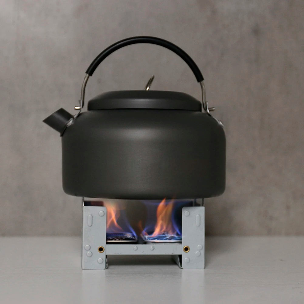Stainless Steel Camping Alcohol Stove Push-pull Box Mini Outdoor Alcohol Stove Portable for Travel Picnic BBQ for Hiking Fishing