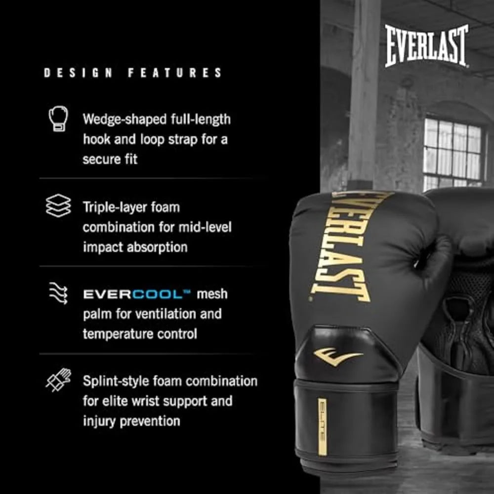 Pro Boxing Gloves for Training, Heavy Bag Work, Sparring - Triple Layer Foam, Full Wrist Wrap, Ventilated Palm, Men Women