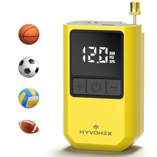 Ball Pump for Sports Balls, Portable Electric Basketball Pump Ultra Fast Inflation, with Digital LED Display Air Pump for Balls