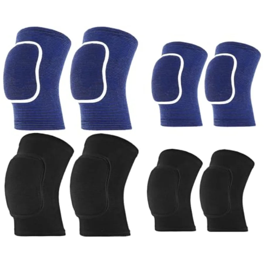 2 Set Volleyball Elbow Pads and Knee Brace Arm Sleeves with Protection Pad Volleyball Essential Accessories for Women Men Baske