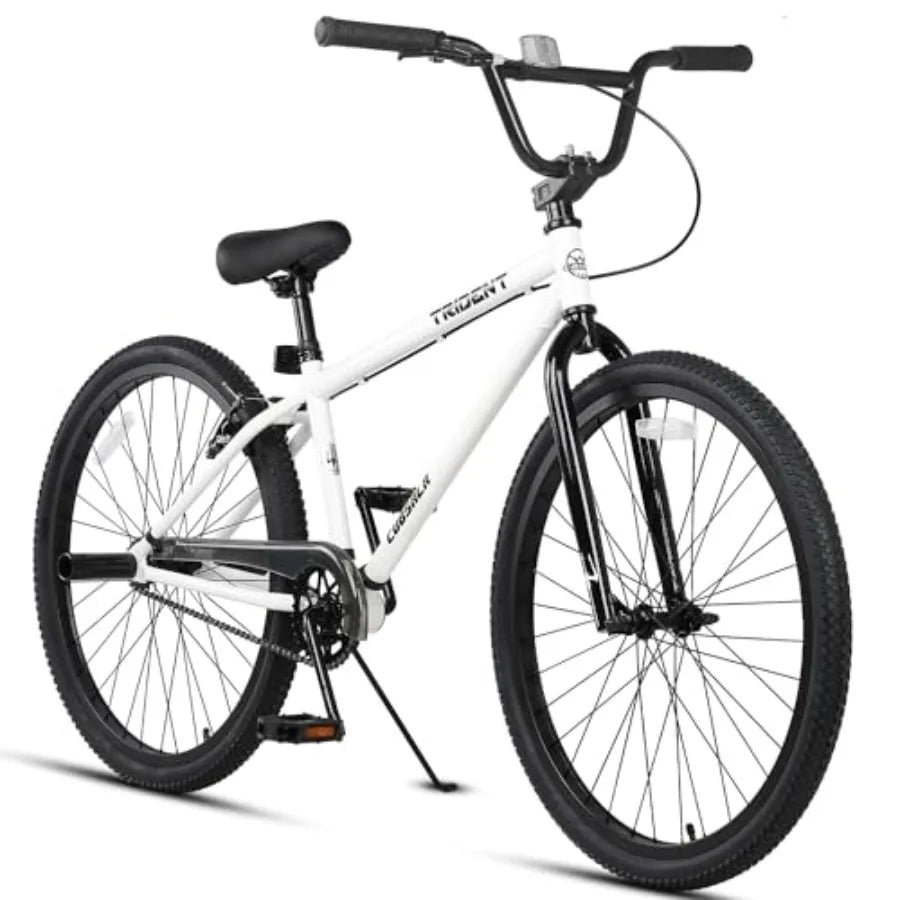 20 24 BMX Race Bike Trident Bicycles Beginner-Level to Advanced Riders with 2 Pegs, Multiple Colors