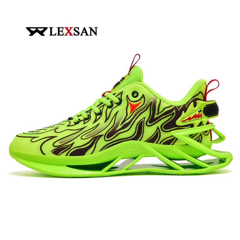 Men's Casual Sport Shoes Blade Shock Absorption Fashionable Heightening Training Sneakers