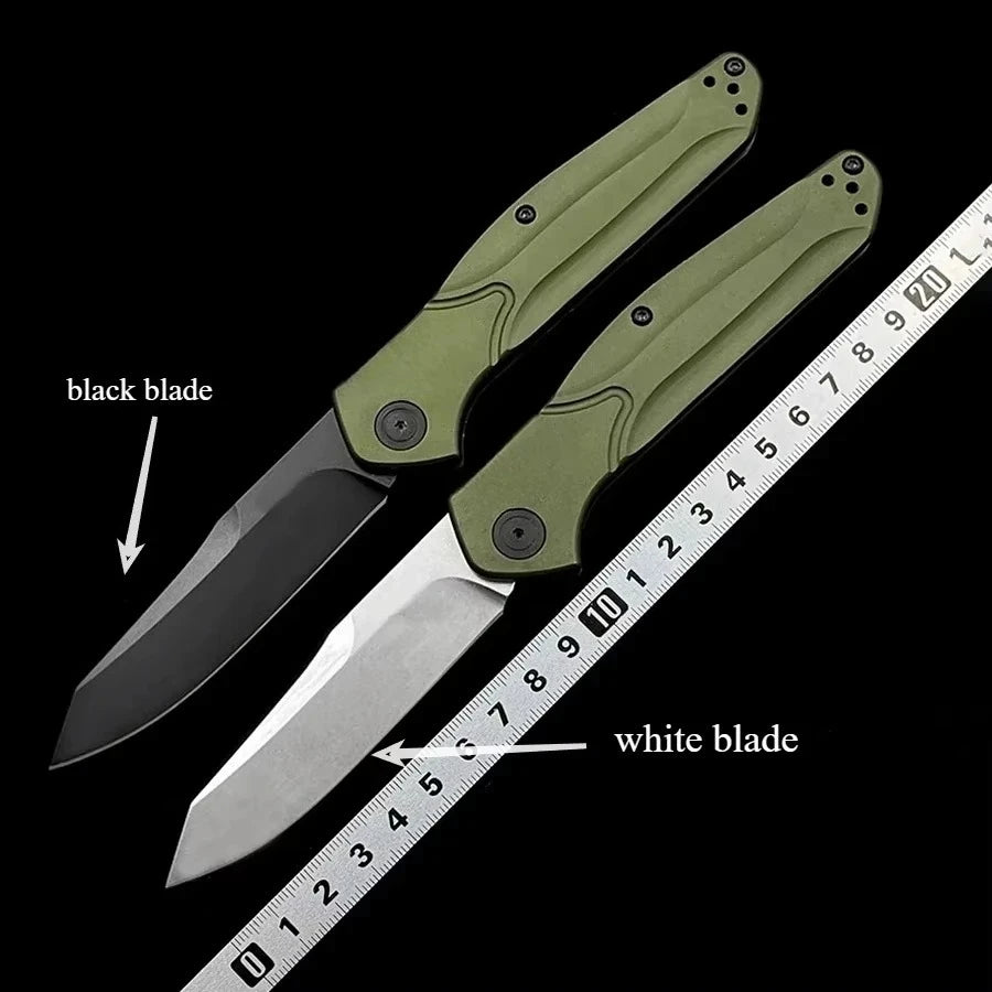 BM 9400 Portable Folding Knife D2 Steel Blade Aluminum Alloy Handle Outdoor Camping Survival EDC Hiking Practical Cutting Knife