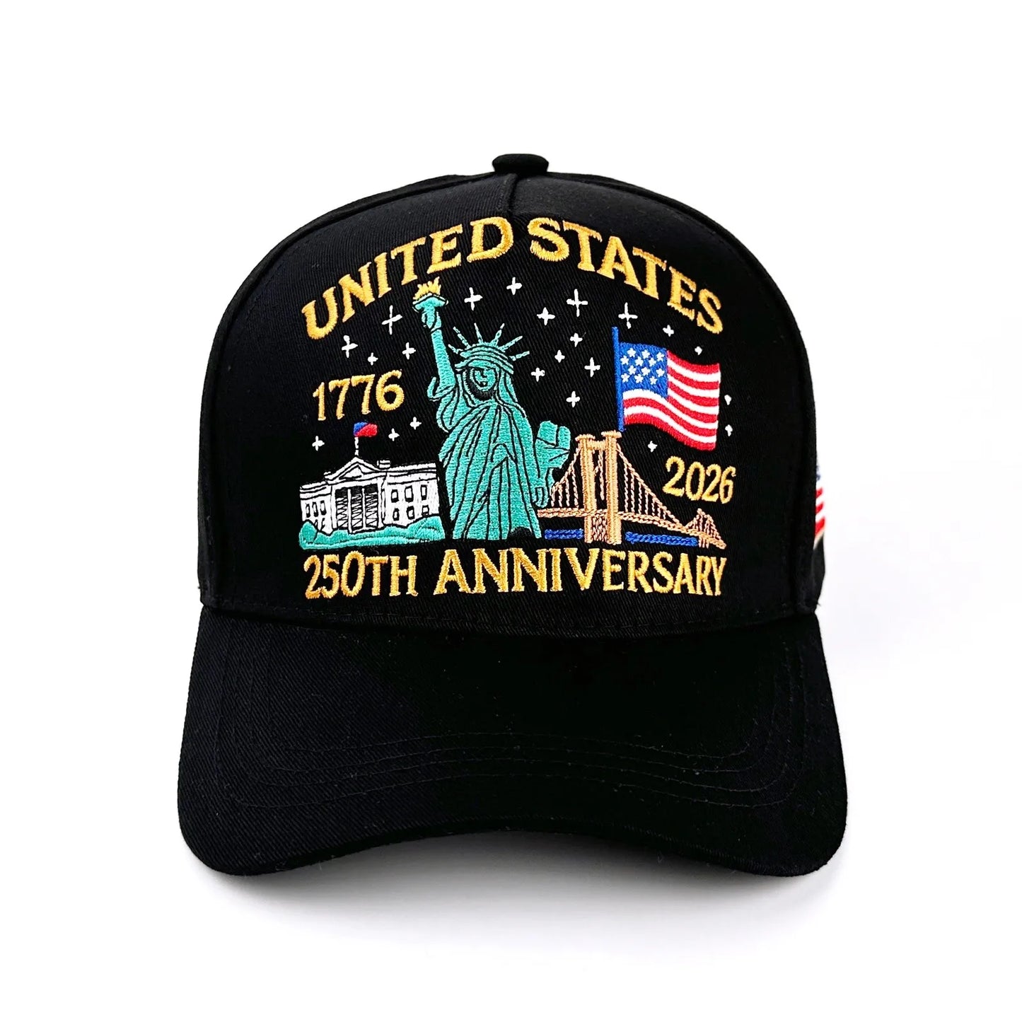 250th Anniversary of America Baseball Cap Statue of Liberty American Flag Hat