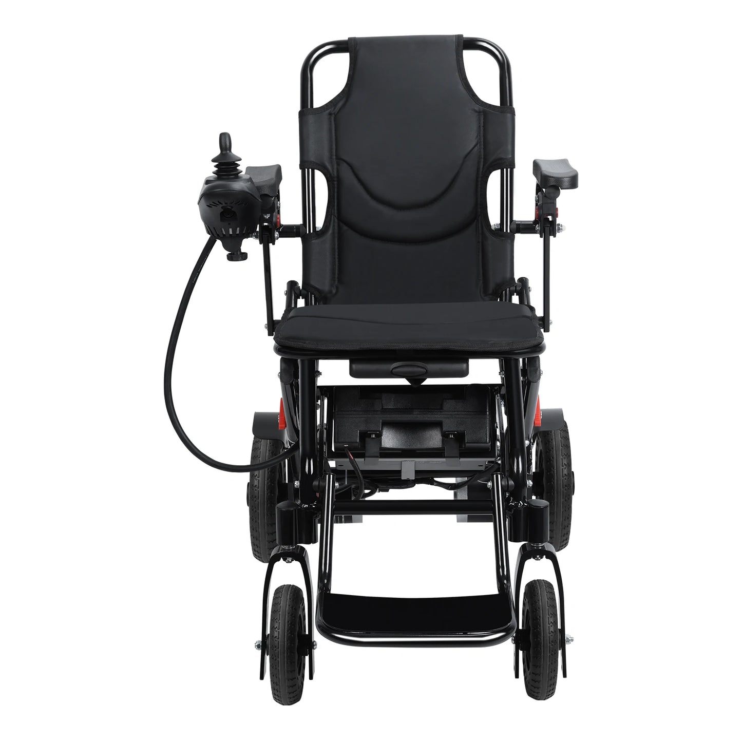 12-Mile Range 500W Motor Wheelchair Electric Wheelchair with Large Footrest