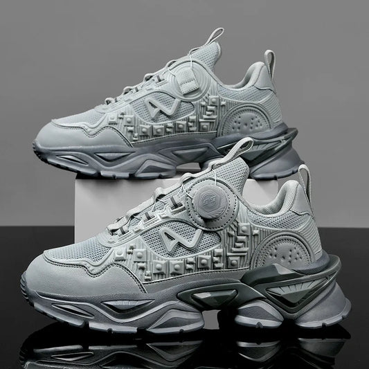 Men's Casual Sneakers Breathable Luxury Trainer Race Shoes Fashion Loafers Running Shoes for Male Comfortable Tenis