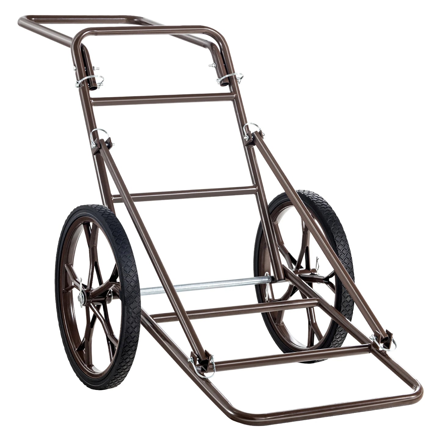 SucceBuy Deer Cart 500 LBS Capacity Folding Game Cart Deer Cart Game Hauler with Big Rubber Wheel & Ergonomic Handle for Hunting