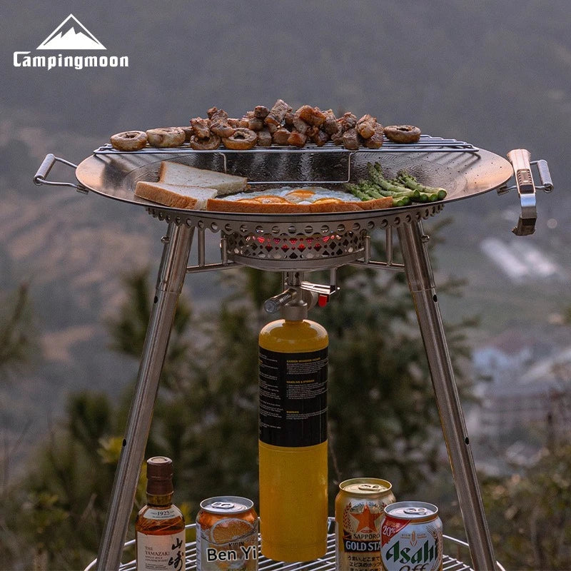 CAMPINGMOON PG-4 Scott Propane Stove Camping Large Diameter Windproof and Stable Pressure Stove Head Portable High Power Gas Stove