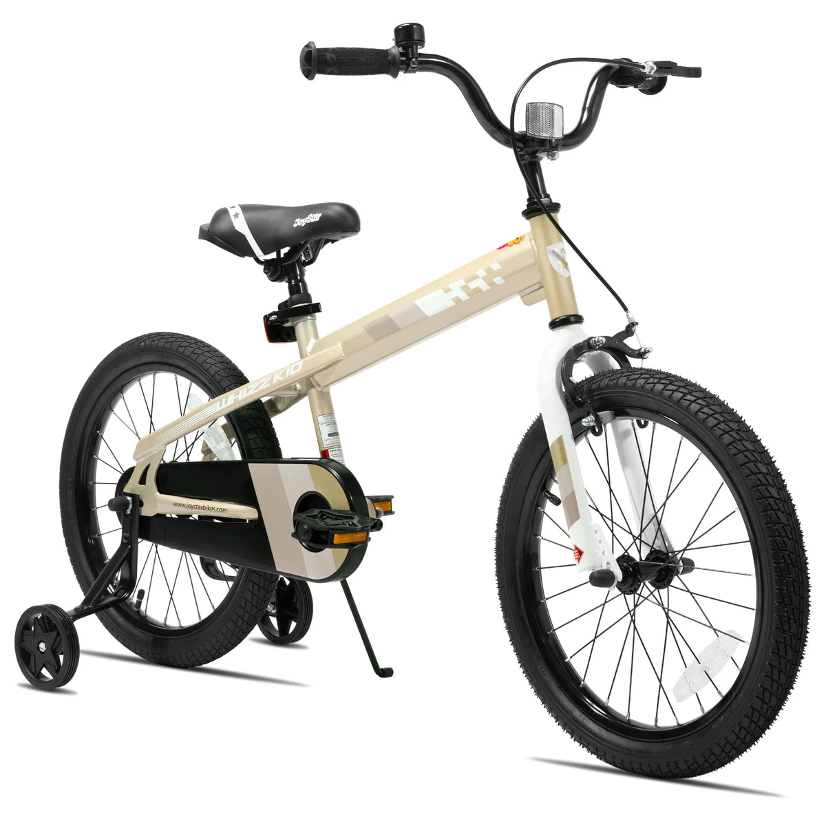 JOYSTAR Whizz BMX Style Kids Bike 18-20 Inch with Training Wheels Dual Brake System And Bell Ideal for Toddlers & Kids Ages 5-13 Years