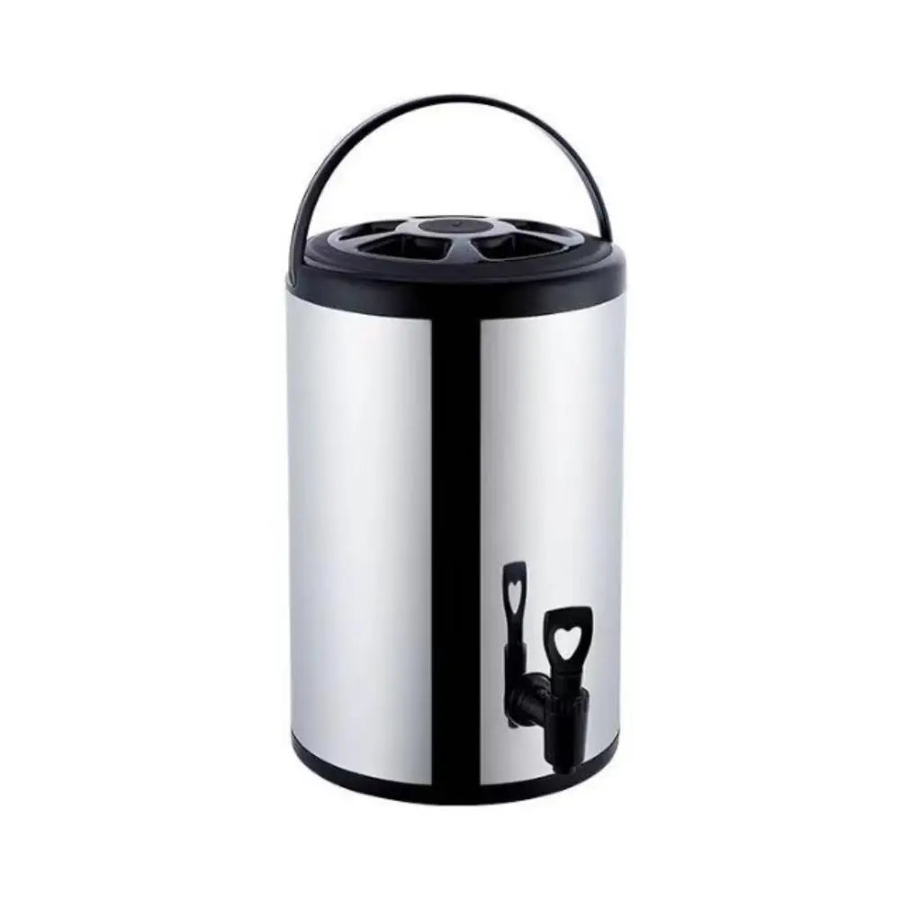 Milk Tea Barrel Drink Bucket Stainless Steel Insulated Beverage Dispenser with Faucet for Thermal Insulation Milk Tea Juice Beer