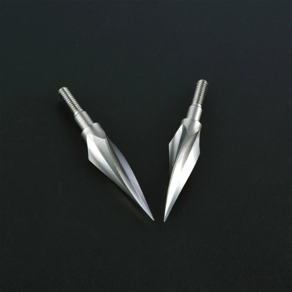 12pcs  Archery Arrowhead Tips Practice Broadhead Targeting Shooting DIY Arrow Shaft for Bow Hunting Shooting Arrow Points