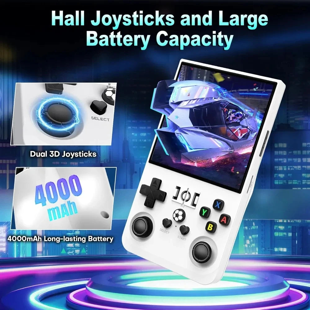 AISLPC R36MAX Handheld Game Console 4.0 Inch 64/128GB RK3326 Chip Retro Portable Video Game Player Open Source Pocket Console