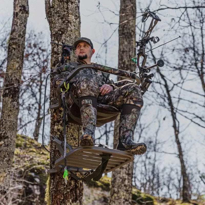 Summit Treestands Titan SD Portable Climbing Treestand Durable Stable Hunting Tree Stand Outdoor Hunting Accessory