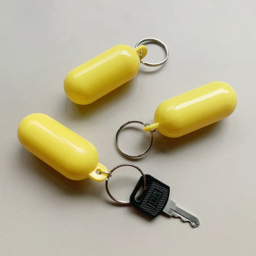 Float Keys Buckle Portable Floating Keychain Plastic Anti-lost Lightweight Swimming Drifting Beach Accessories