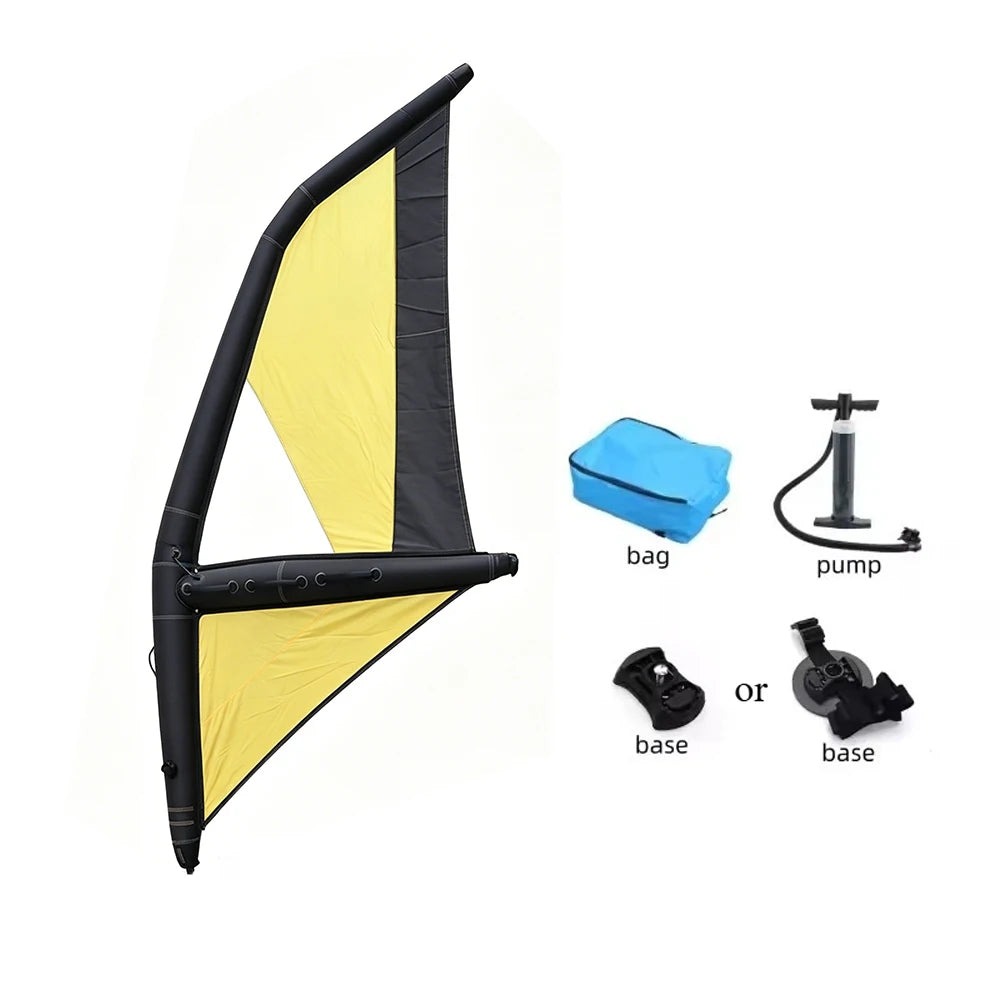 UICE 4.0m² Surfing Wings Racing Surfing Sail Windsurfing Air Windsurf Inflatable Stand up Paddle Board For SUP Surfer
