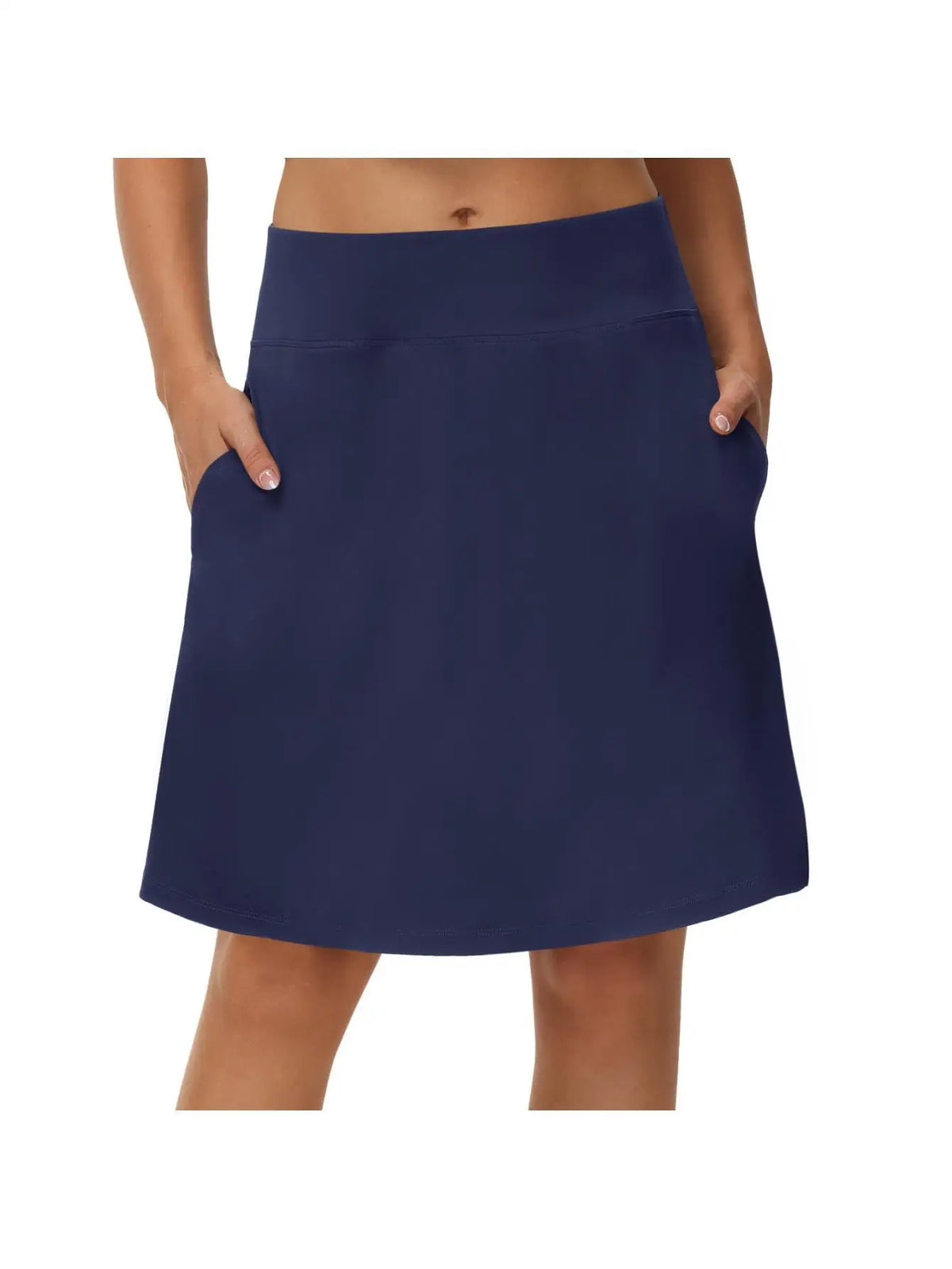 Skorts for Women with Pockets 20" Knee Length Golf Tennis Skirts for Women High Waisted Casual Athletic Skorts