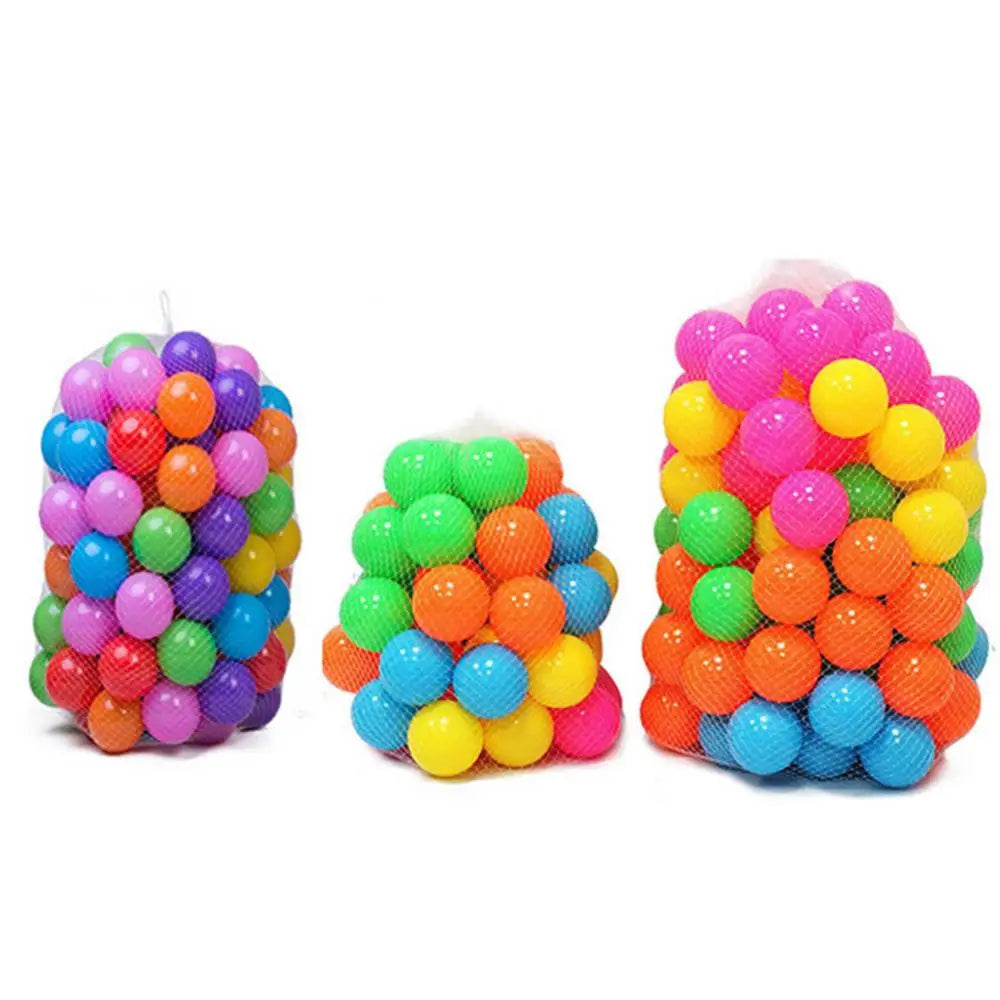 100Pcs Colorful Soft Water Pool Ocean Wave Ball Outdoor Fun Sports Baby Toy Children's Ocean Ball Color Wave Ball bubble ball