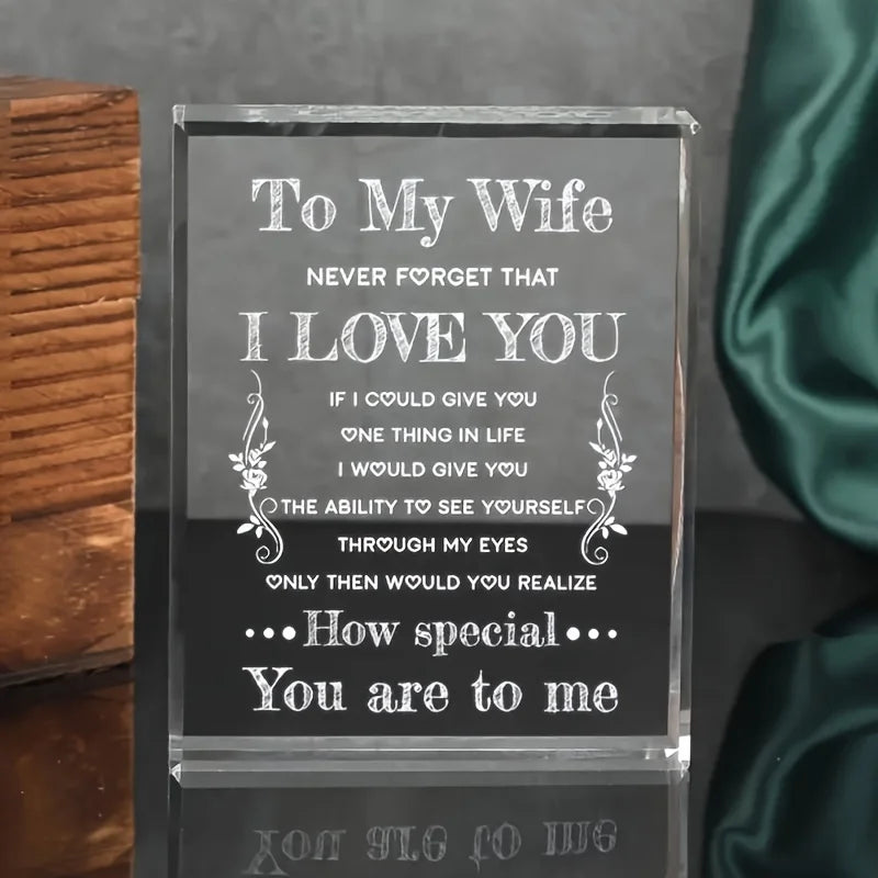 1pc, 2D Gifts For Wife I Love You Gifts For Her From Husband Best Anniversary Birthday Wife Gift Ideas Romantic To My Wife