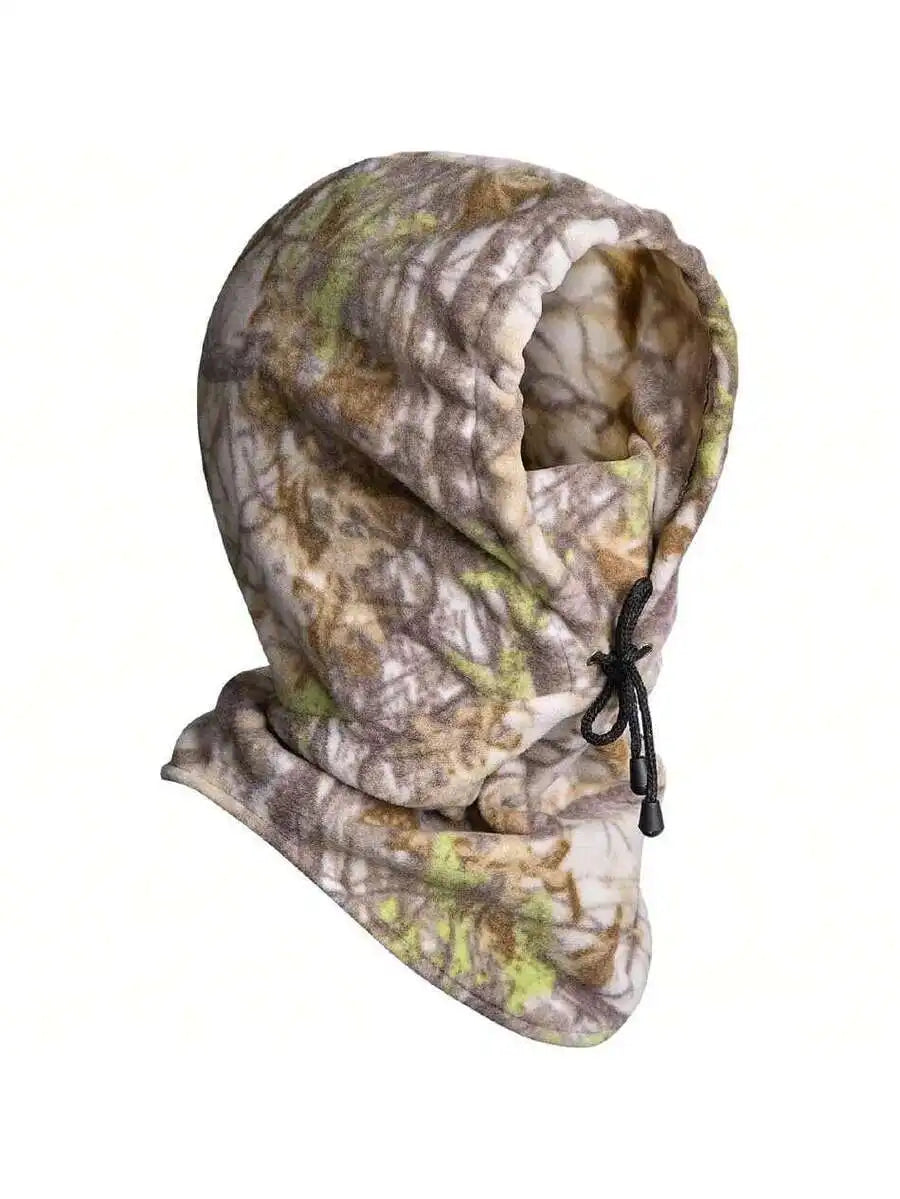 Winter Camouflage Balaclava Face Mask With Earmuffs For Men Women