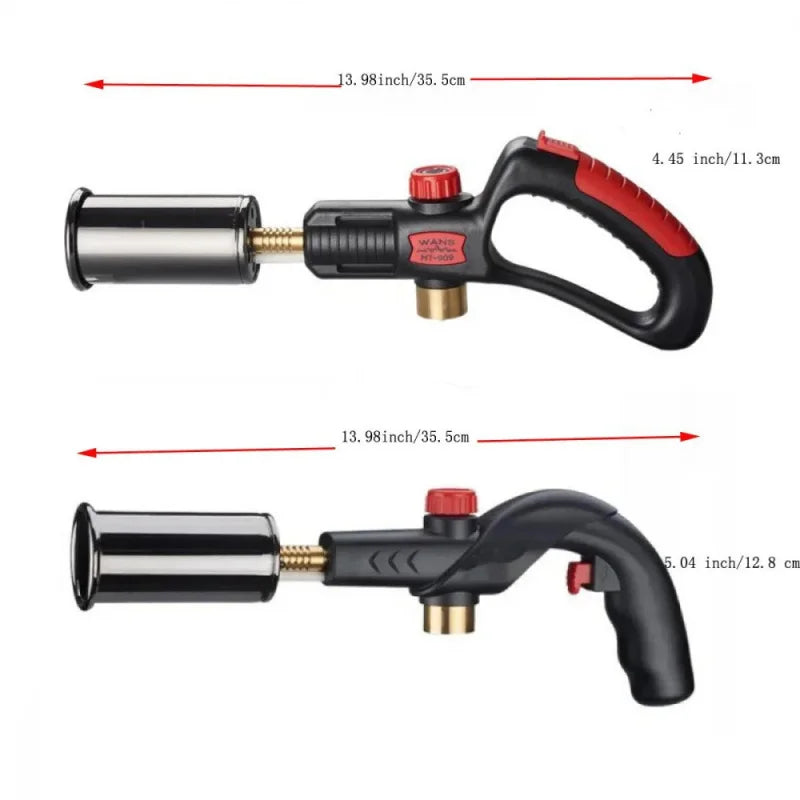 Portable Kitchen Torch, Multi Purpose Gas Torch Lighter, Metal Jet, For Pastry & Steak Cooking, Outdoor & Barbecue Fire Starter