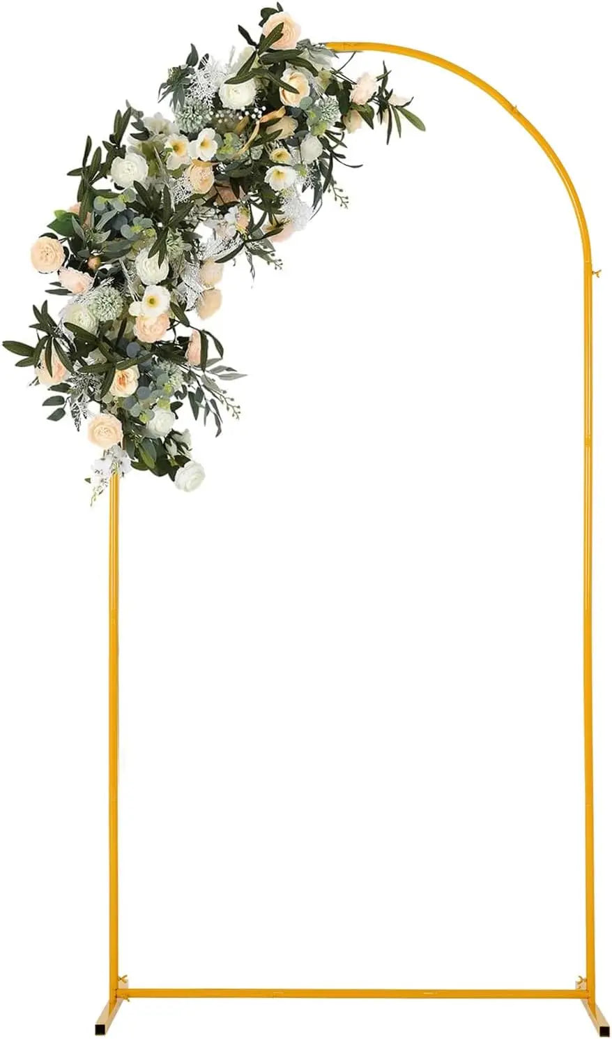 6.6 FT Wedding Arch Backdrop Stand for Parties Wedding Arches for Ceremony Metal Arch Backdrop Stand for Bridal Baby Showers