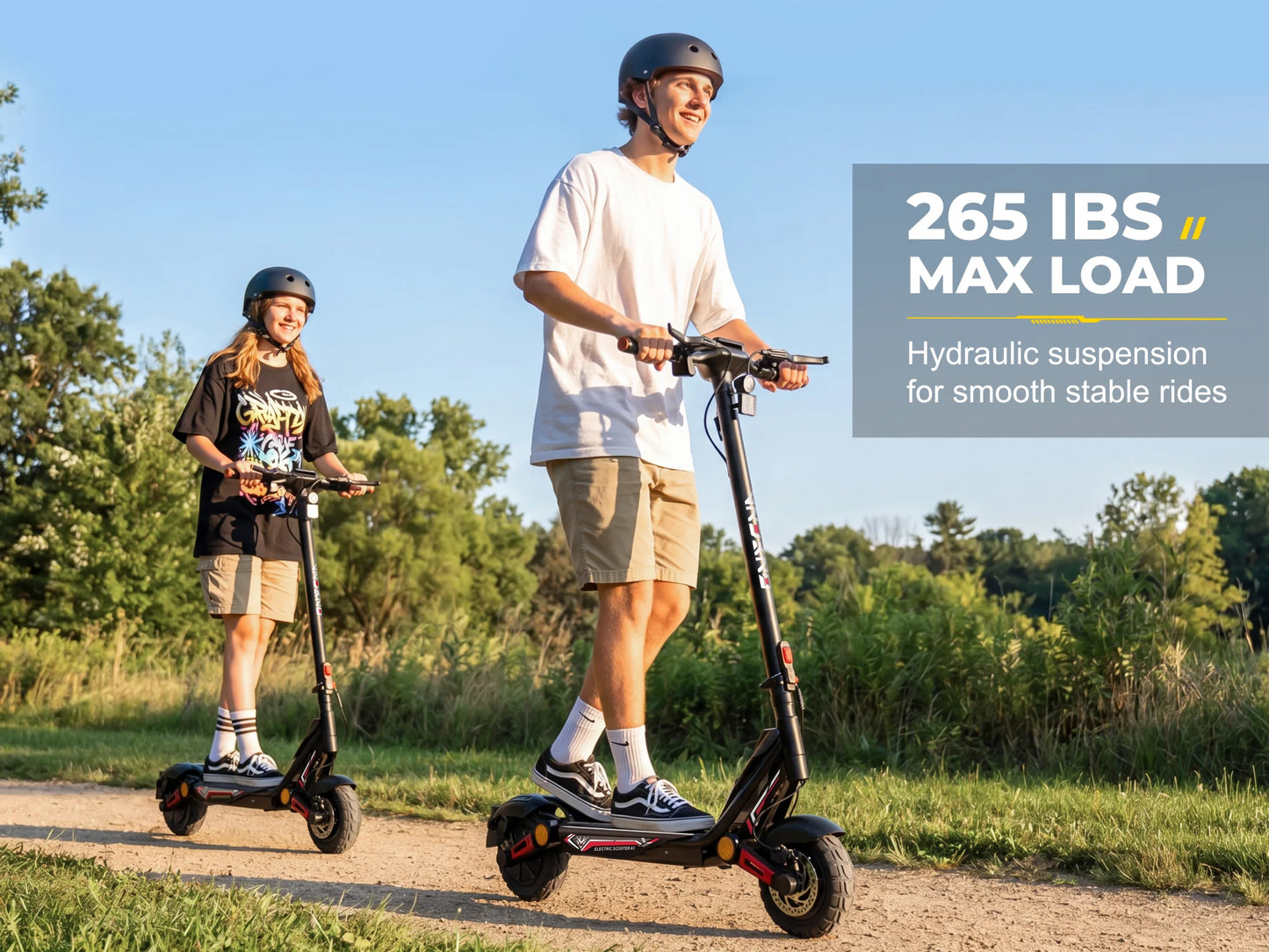 3000W Foldable Adult Dual Motor Electric Scooter - Top Speed 35 Miles, Range 45 Miles, Foldable Off Road/Commuter Electric Scooter with 10 Inch Road Tires, Dual Shock Absorber