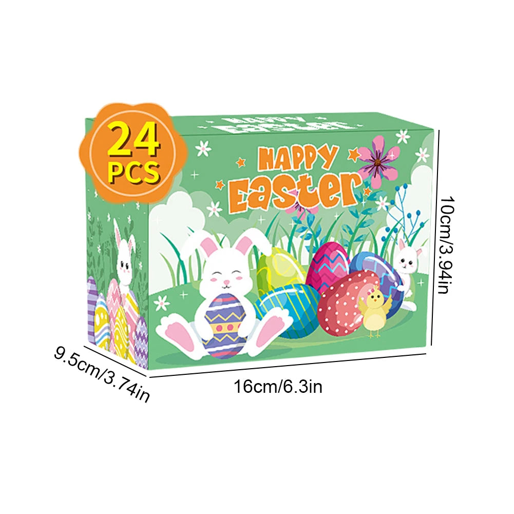 12Pcs Prefilled Easter Eggs Easter Egg Fillers with Dinosaur Toys Easter Basket Stuffers Filled Easter Egg Gift for Boys Girls