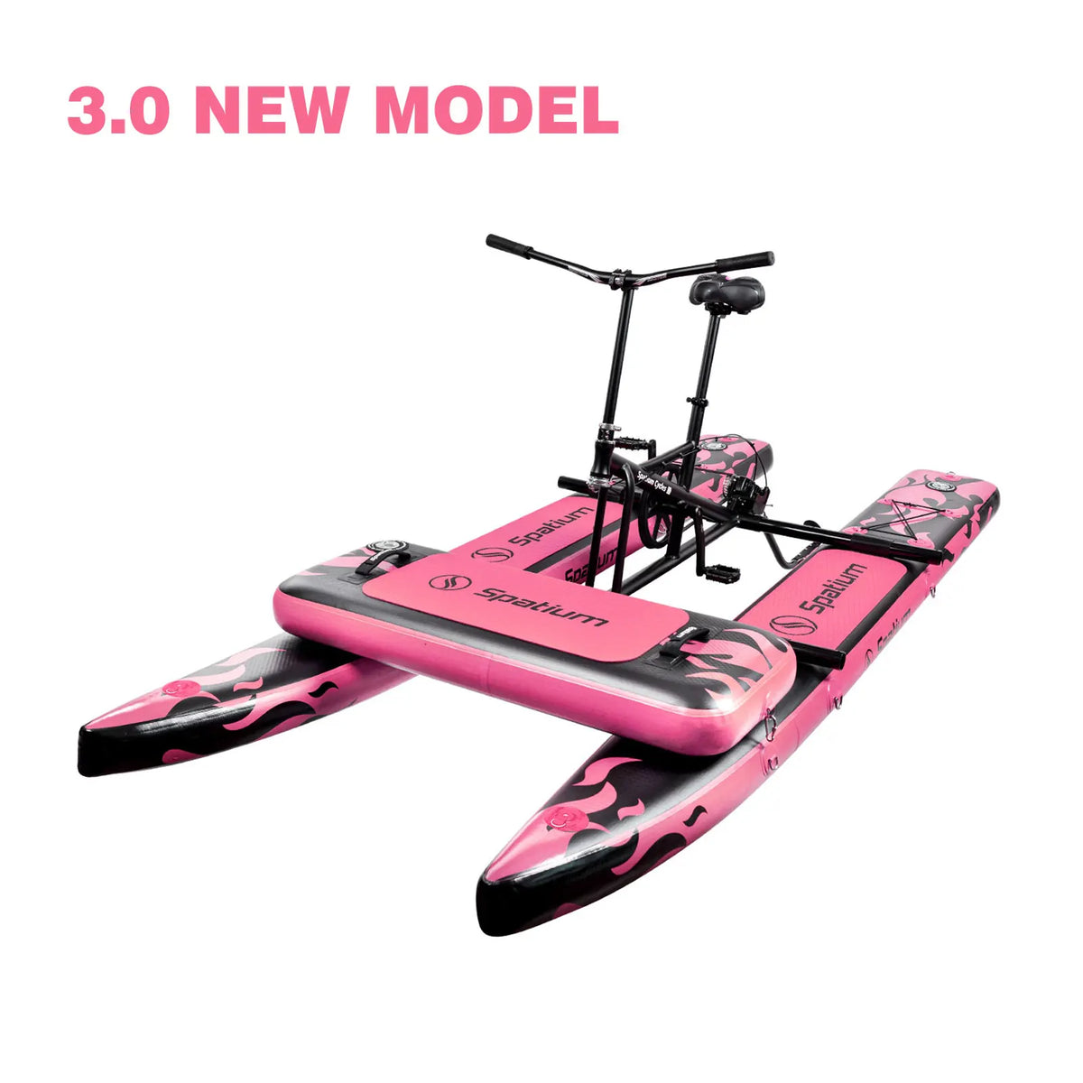 Spatium Water Bikes for Lake Inflatable Water Bike 3.0 Adult Inflatable Pontoon Water Bicycle  3-bladed Propeller Water Bike