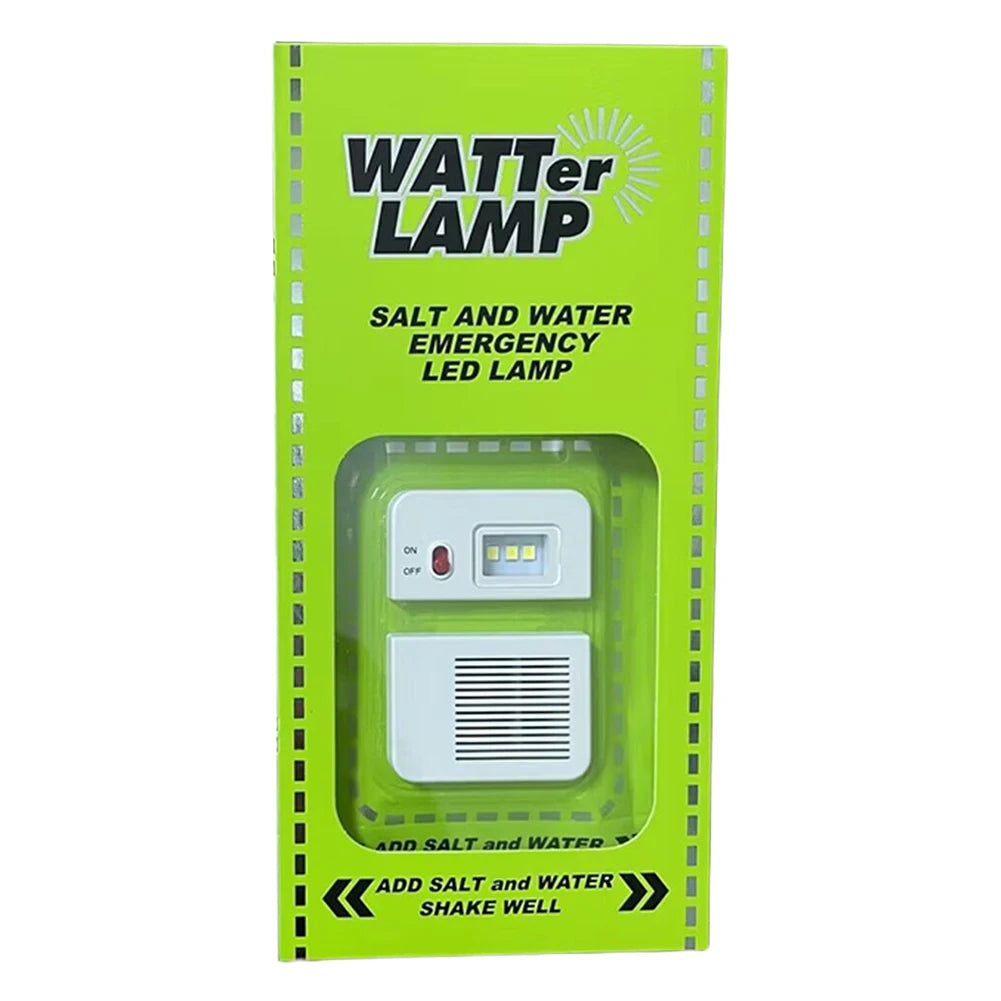 LED Outdoor Camping Lamp Reusable Portable Salt Water Emergency Lamp Travel Supplies for Night Fishing Equipment