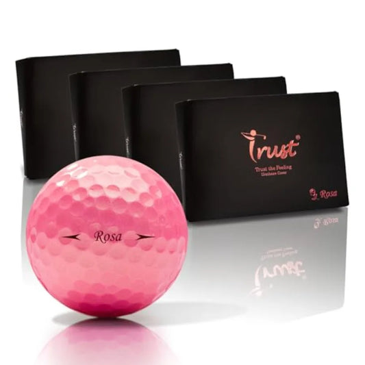 Golf Balls - Aurora Rosa Crystal Urethane Series Ideal for Tournament Play and Practice Highly Visible Colors for Easy Tracking