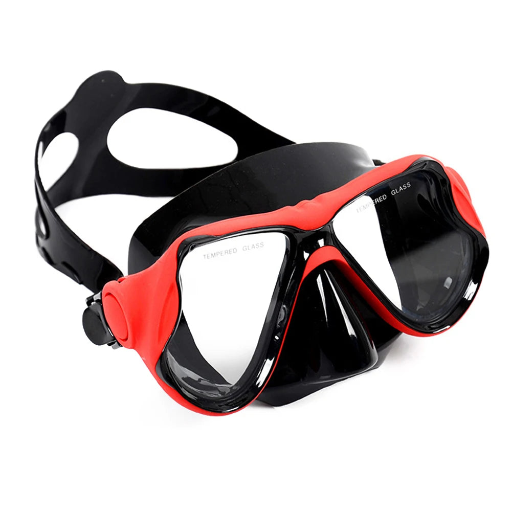 Scuba Diving Mask Anti-Fog Professional Snorkeling Mask Panoramic Wide View Snorkels Diving Goggles for Free Swim