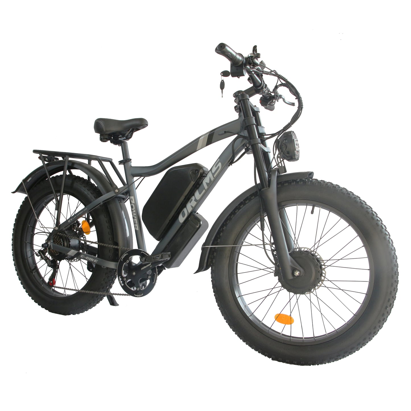 MX500 3000W Dual Motor EBike, 52V25AH Electric Bike for Adults, 35MPH Mountain AWD 7-Speed Snow E-Bike with 24" x 4.0 Fat Tire
