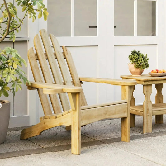 Dark Walnut Heavy Duty Adirondack Chair - Authentic Amish Craftmanship from Treated Pine Outdoor Chair Made in, Customized