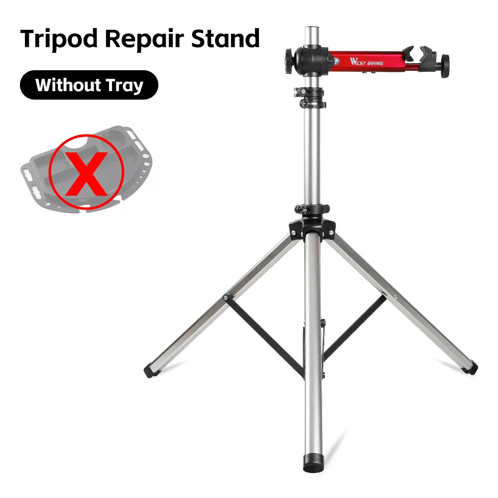 WEST BIKING Professional Bike Repair Stand Work Stand MTB Road Bicycle Maintenance Repair Tools Adjustable Storage Display Stand