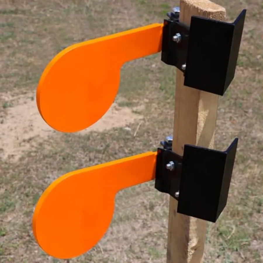 6 x 3 8 AR500 Dueling Tree Paddle Set Reactive Steel Dueling Tree Targets DIY Shooting Target Kit for Outdoor Shooting