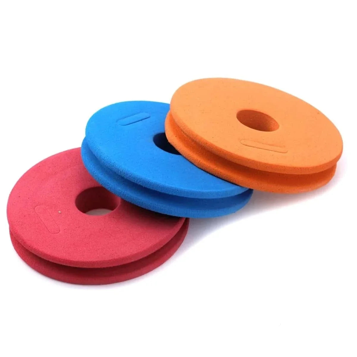 10/20 PCS Fishing Foam Spools 4.5cm/12cm Rounded Fishing Line Holder Storage Hook（random colour）