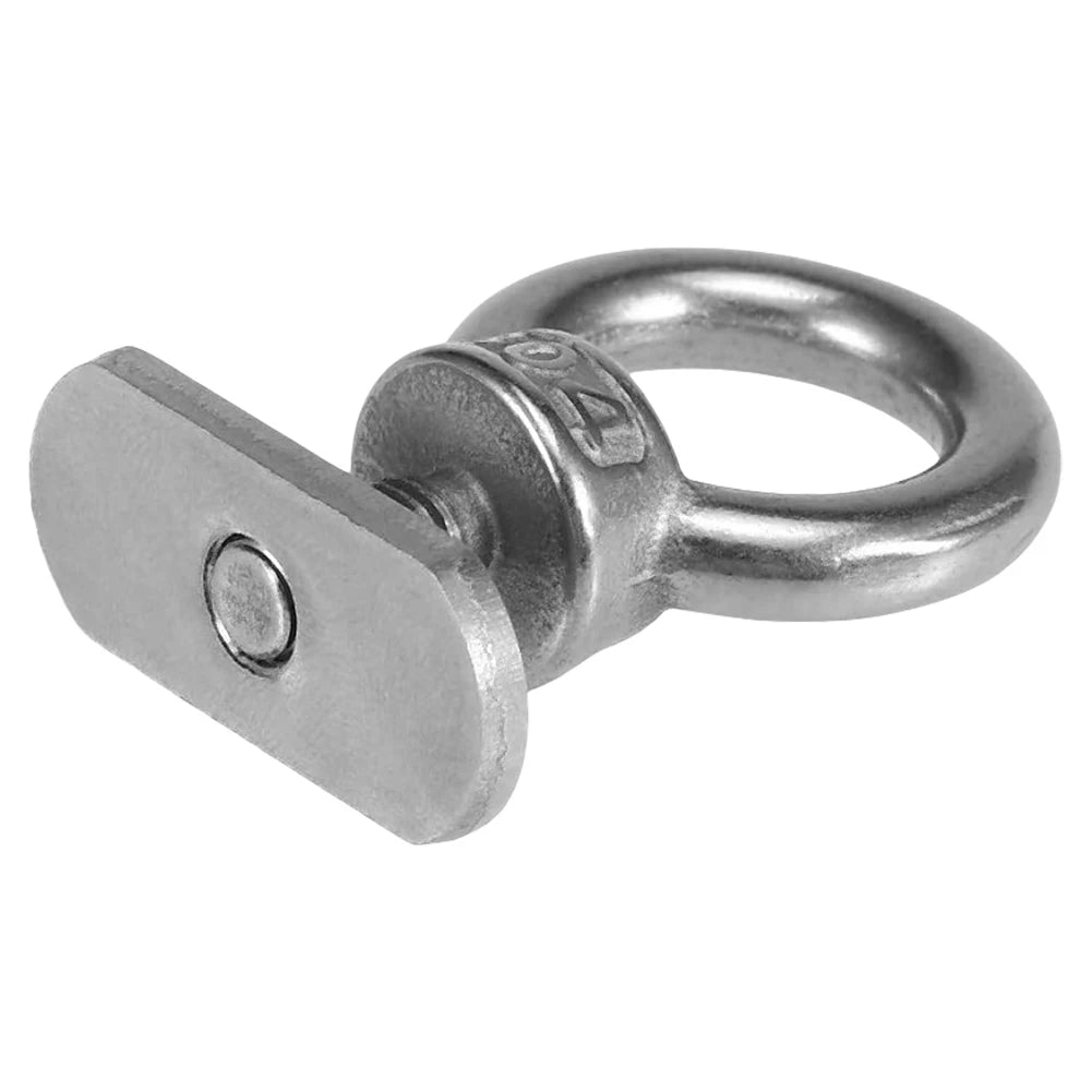 2pcs Stainless Steel Track Mount Kayak Tie Down Eyelet Track Mount Tie Up Eyelet Kayak Tie Down Eye Bolt for Kayak Accessories