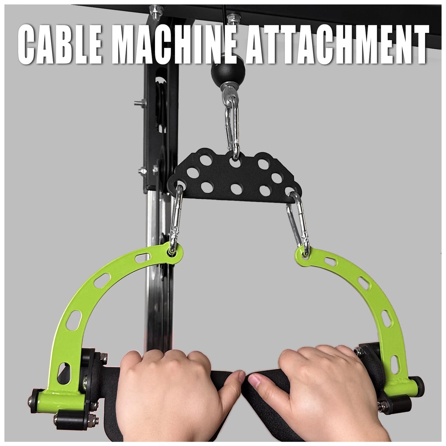 Multi-Grip LAT Pull Down Bar for Home Gym Fitness Spreader Plate LAT Pulldown Attachments for Pulley System Cable Machine