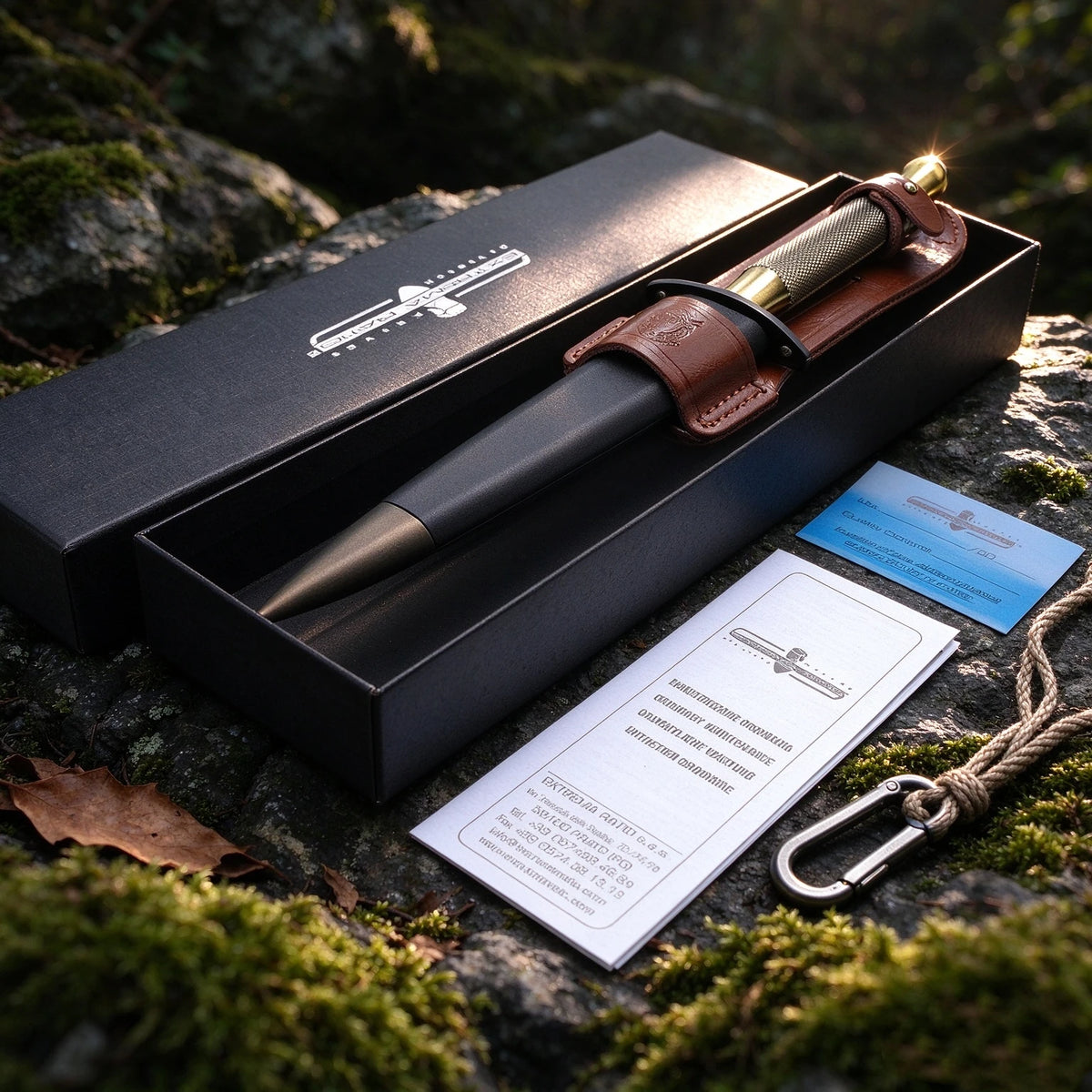 Herring Commemorative Collectible Small Straight Knife with Brass Handle N690 Steel Outdoor Camping Fixed Blade Knife
