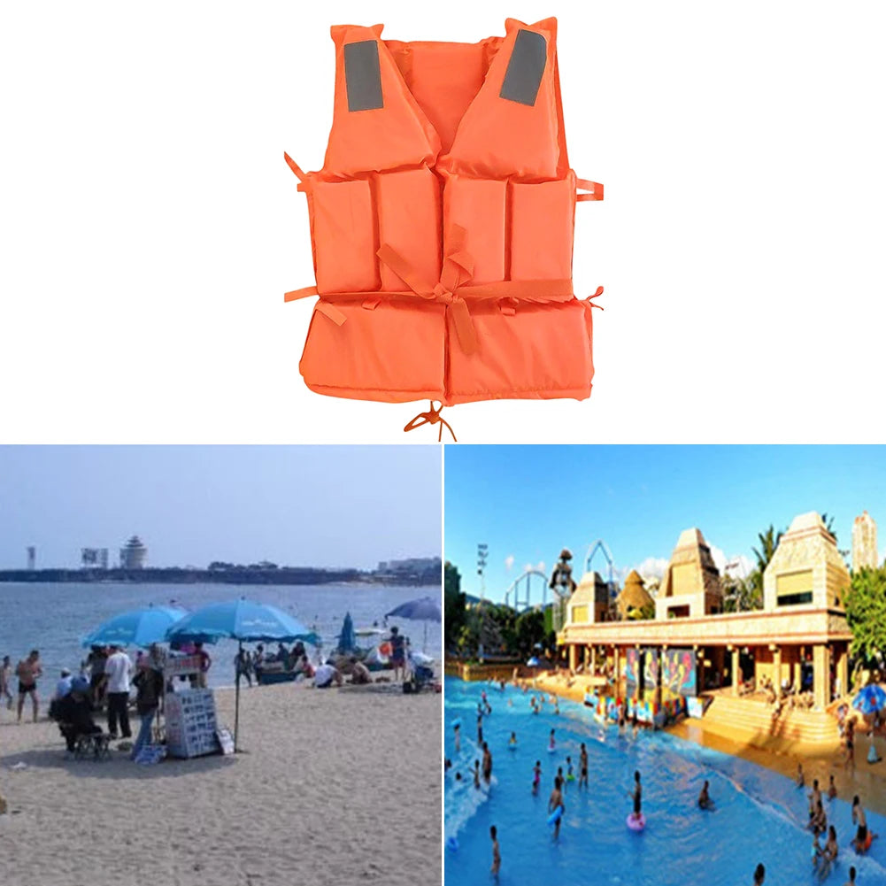Outdoor Swimming Boating Drifting Life Vest Adjustable Life Jacket for Adults