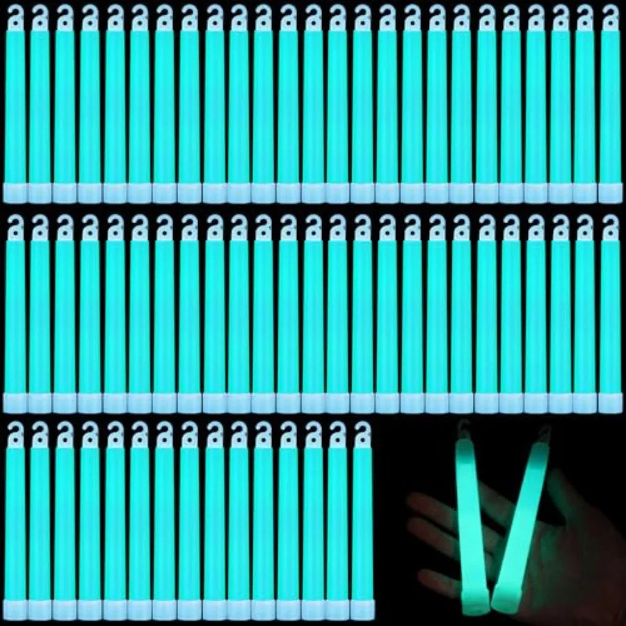 Sotiff Pcs Bright 6 Inch Large Glow Sticks Bulk Emergency Glow in The Dark Sticks with 12 Hour Duration for Camping Hiking Outd