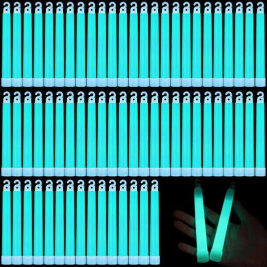 Sotiff Pcs Bright 6 Inch Large Glow Sticks Bulk Emergency Glow in The Dark Sticks with 12 Hour Duration for Camping Hiking Outd