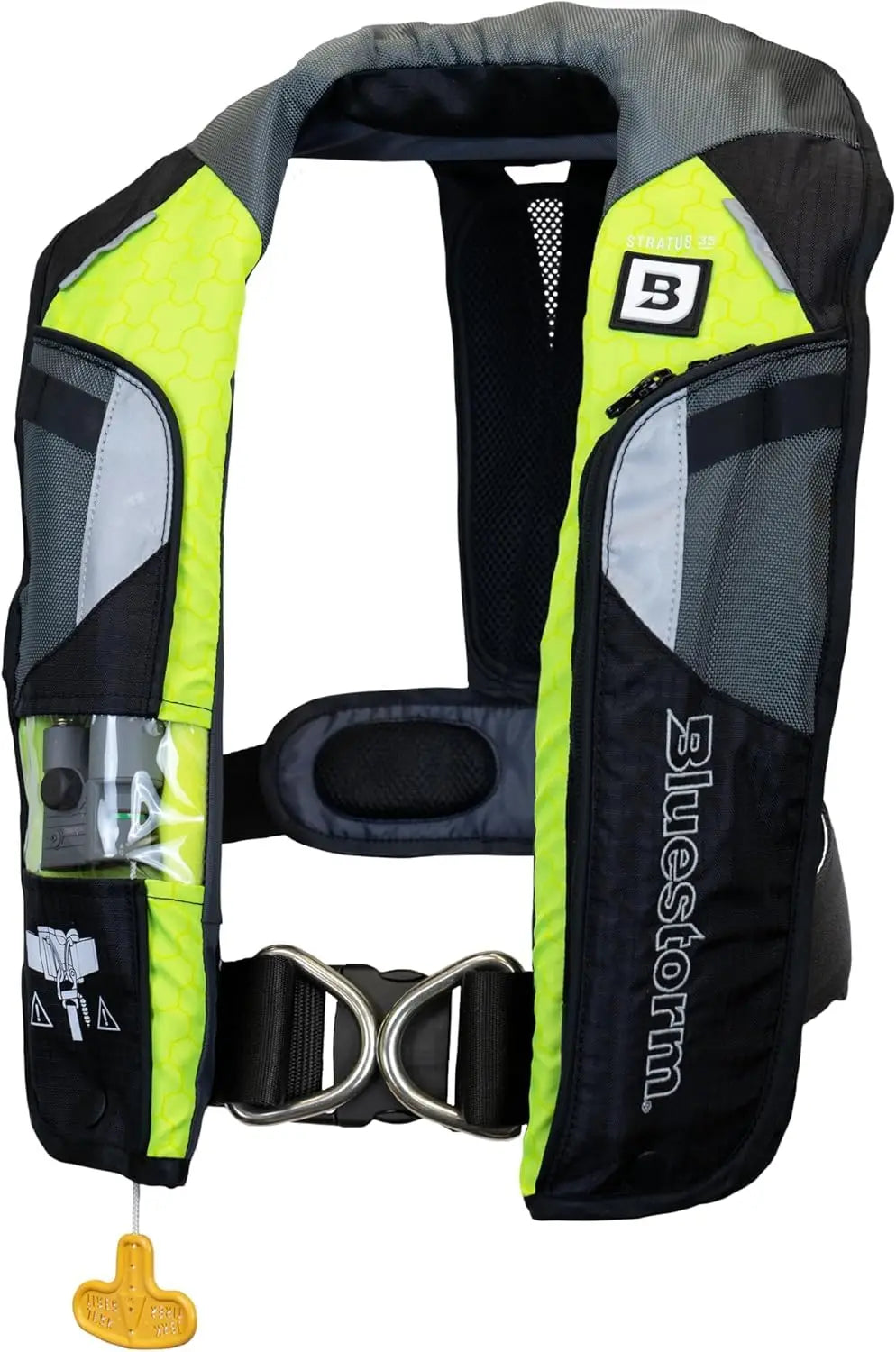 BLUESTORM Stratus 35 Inflatable Life Jacket PFD for Adults | US Coast Guard (USCG) Approved Automatic Self Inflating Life
