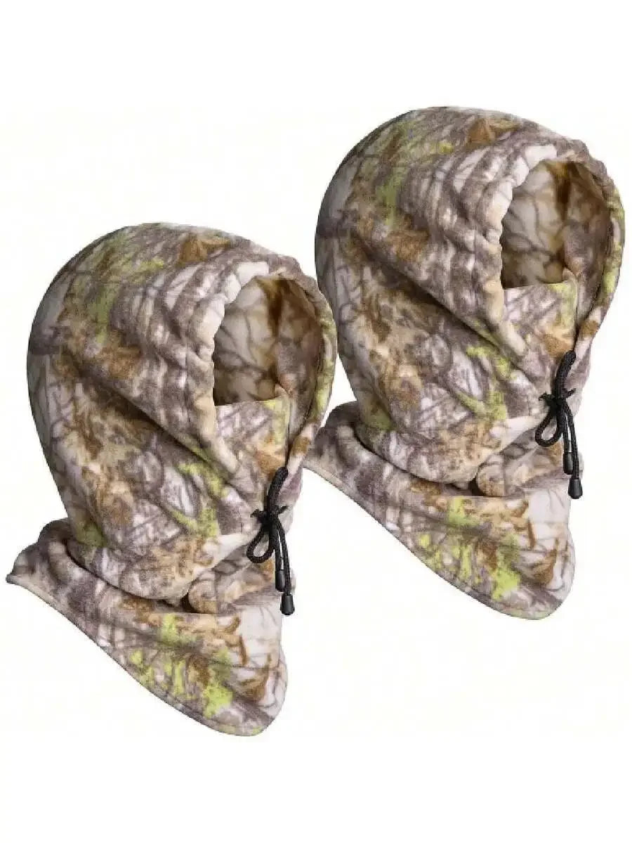 Winter Camouflage Balaclava Face Mask With Earmuffs For Men Women