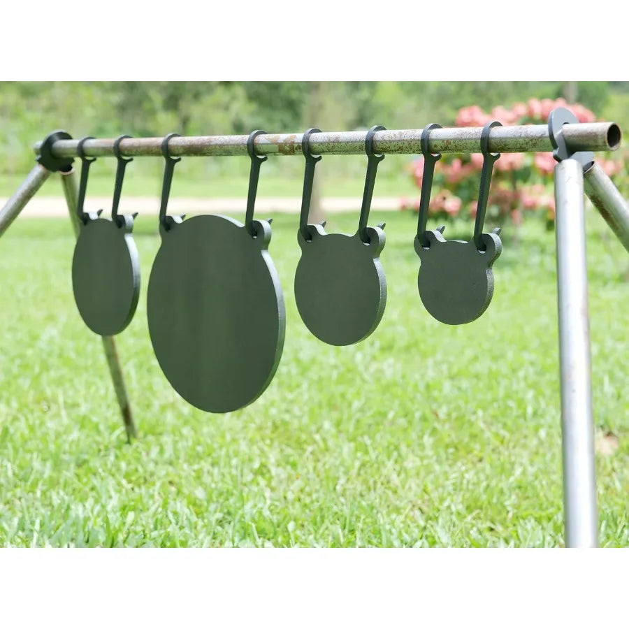 3 8 Inch AR500 Steel Gong Silhouette Metal Target for Precision Shooting Applications Durable and HighPerformance Design Suitab