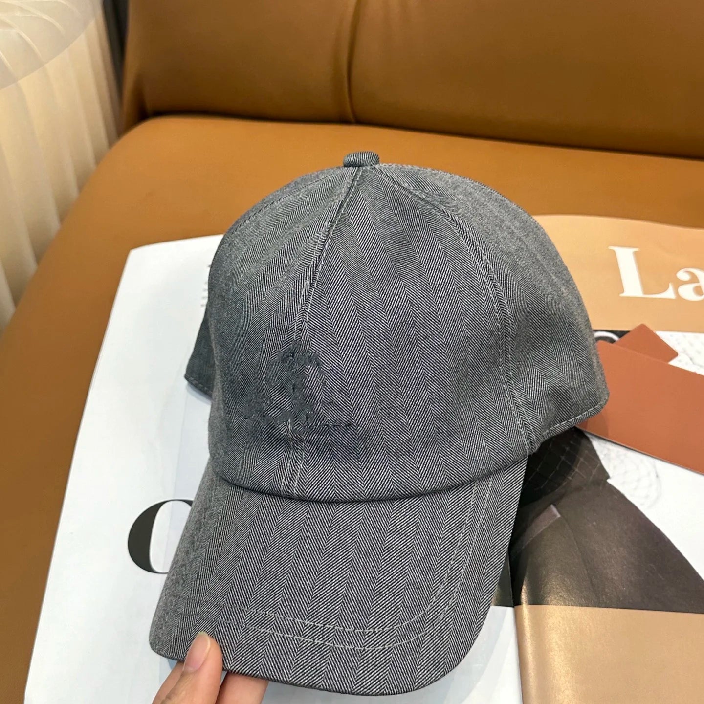 New Luxury Custom Fabric Baseball Cap, Four Seasons, Unisex