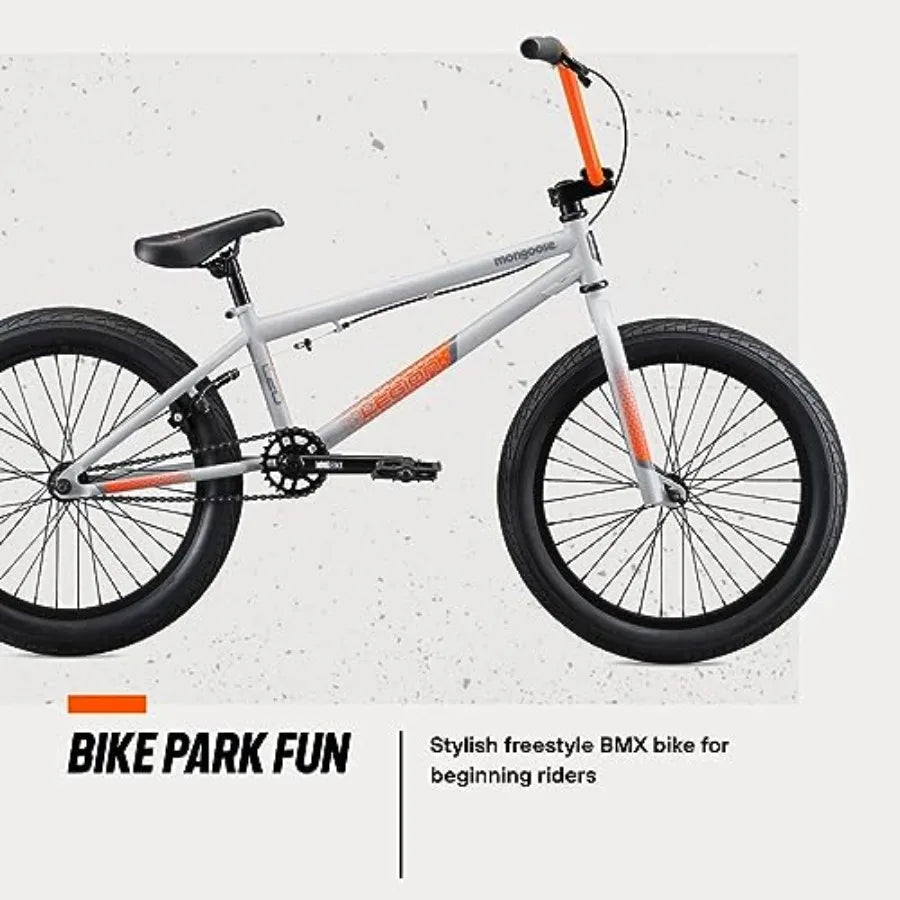Legion Freestyle BMX Bike for Intermediate Riders 20-Inch Wheels Hi-Ten Steel Frame Micro Drive 25x9T Gearing Suitable for Boys