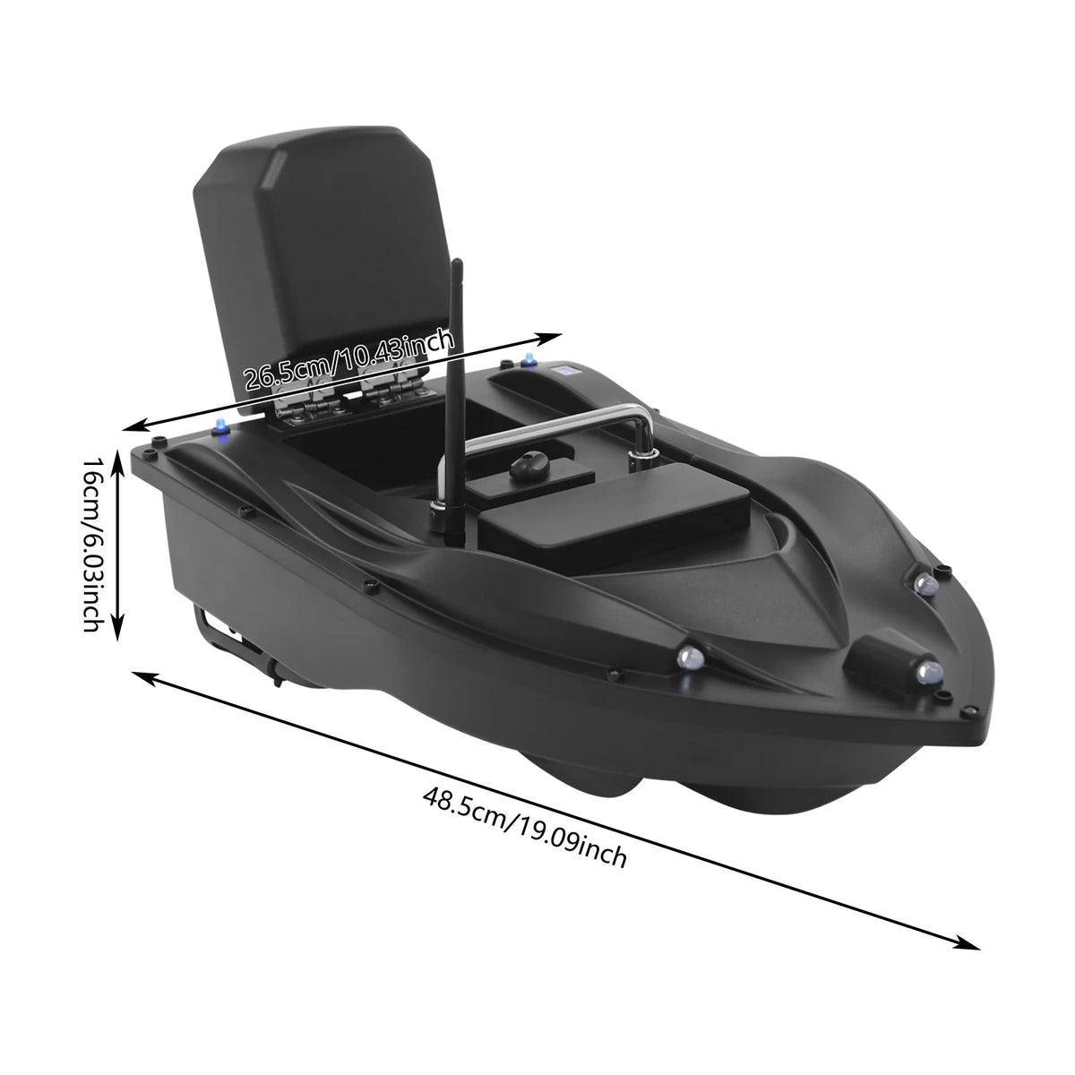 Fishing Bait Boat with GPS, 16 Positioning Points Fishing Bait Boat, Bait-Boat with Remote Control for Lakes
