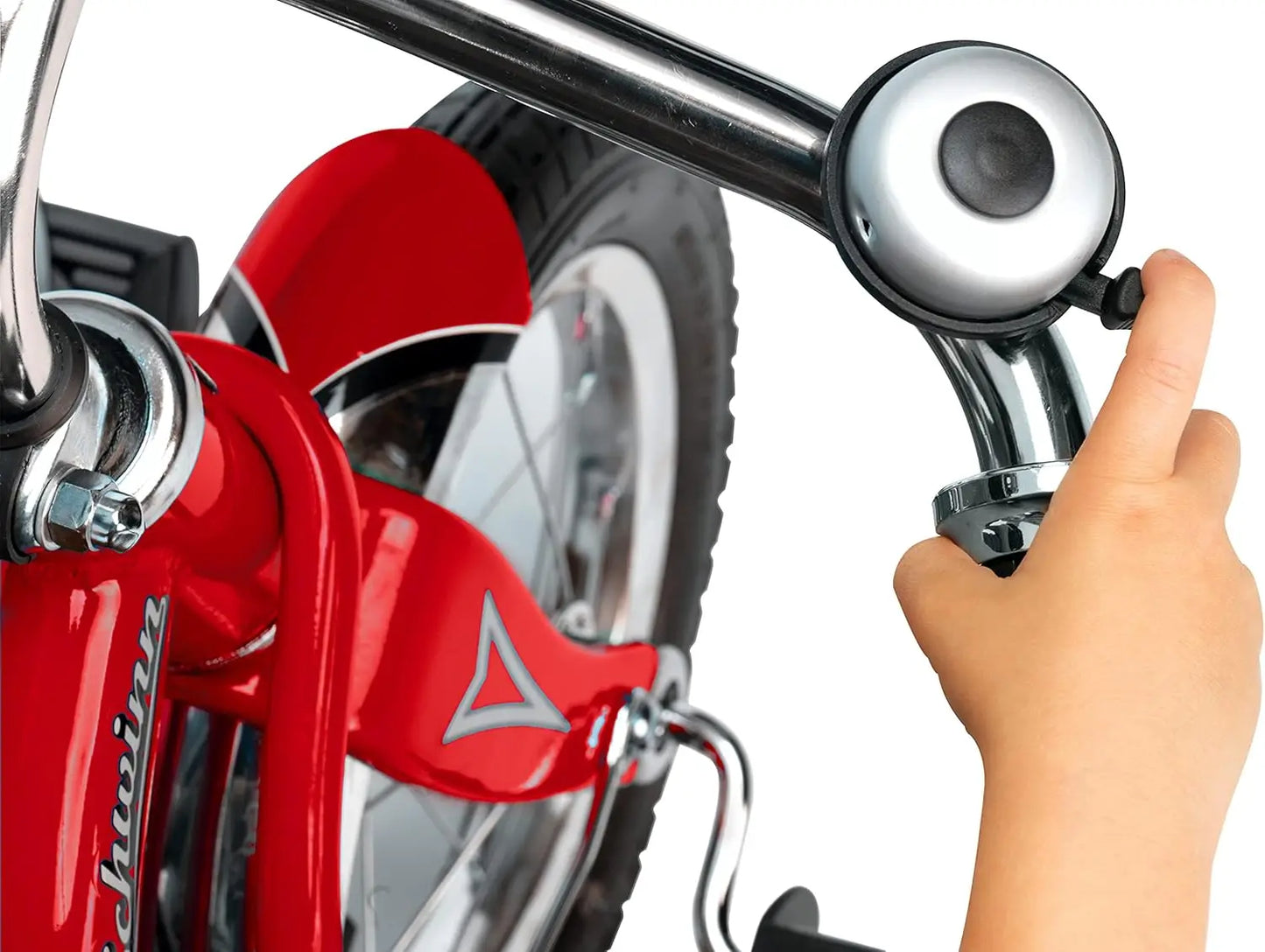 12 Inch Kids Tricycle for Ages 2-4, Low Center Gravity, Adjustable Seat, Retro Steel Frame with Rear Deck